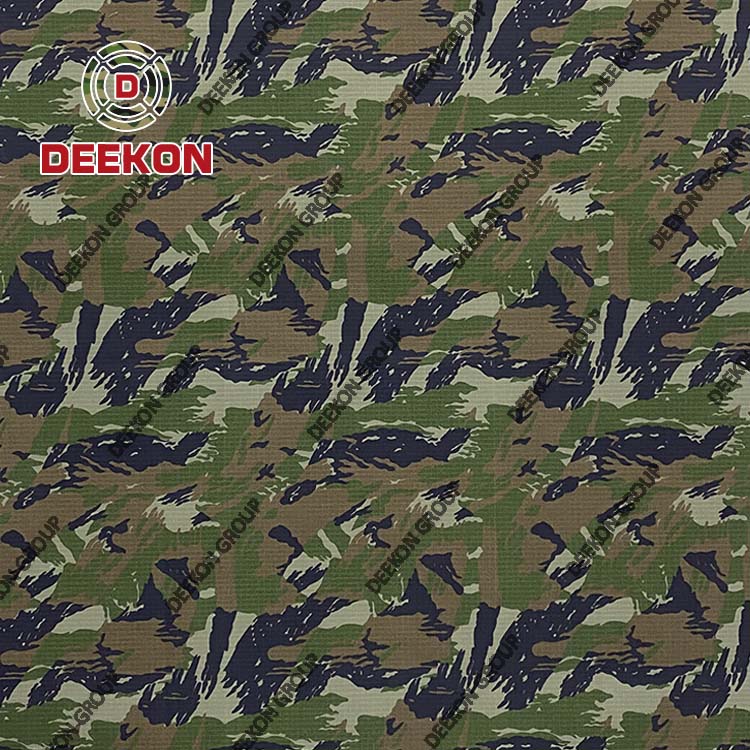 TC 65/35 Ripstop Woodland Camo Fabric