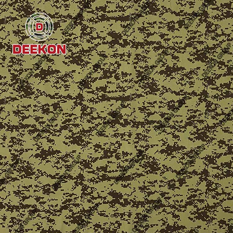 TC 65/35 Ripstop Woodland Digital Camo Fabric