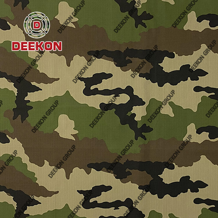 Morocco Ripstop IRR French Woodland Camo Fabric