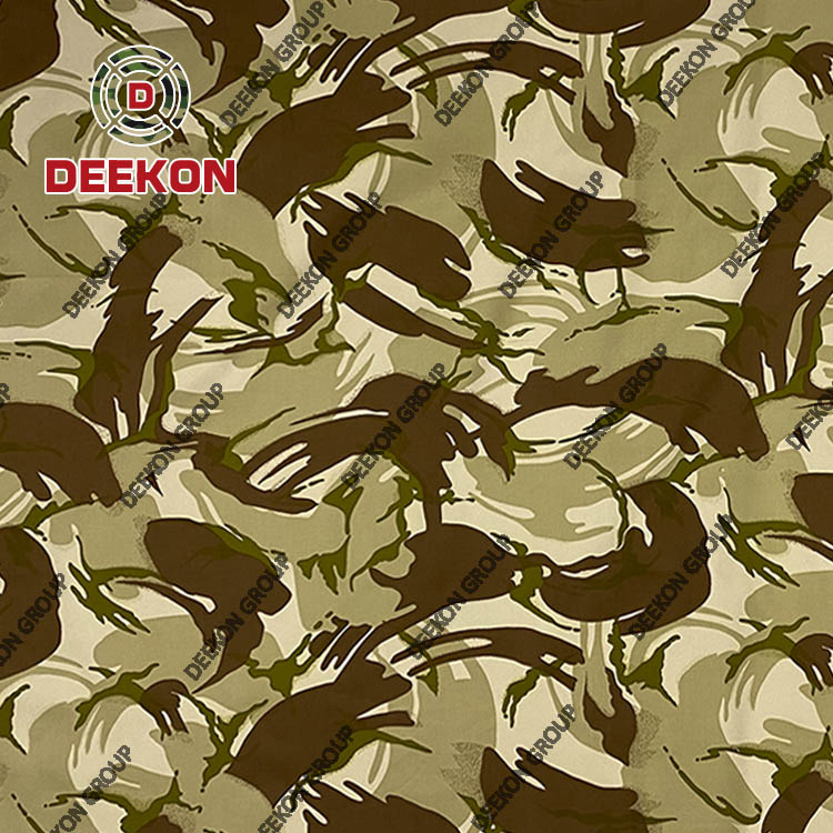 TC 65/35 Ripstop British Desert Camo Fabric