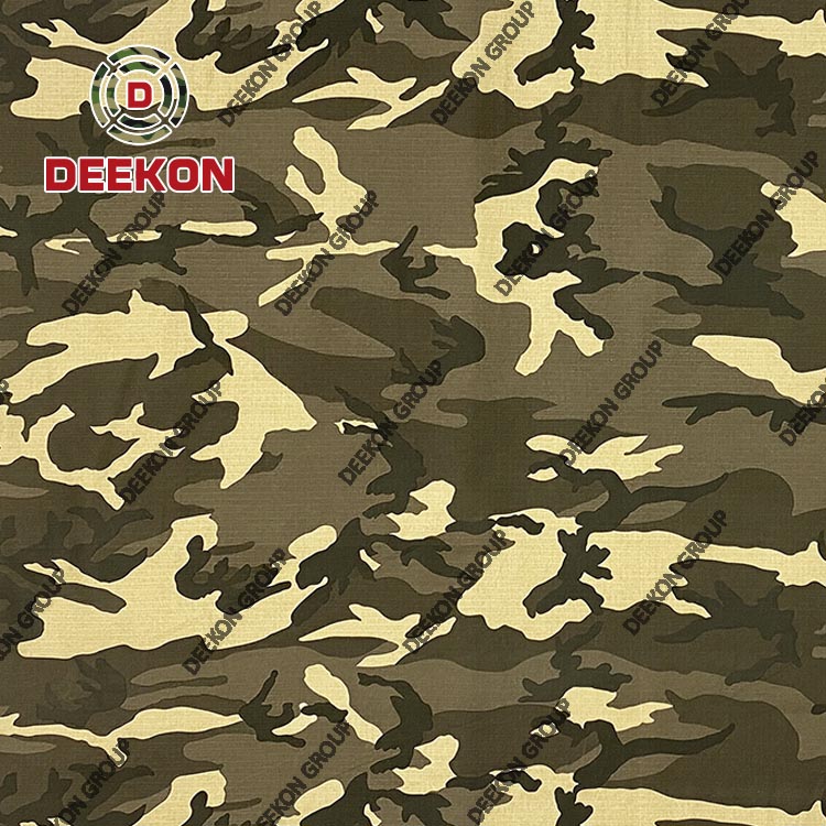 TC 65/35 Ripstop Desert Camo Fabric