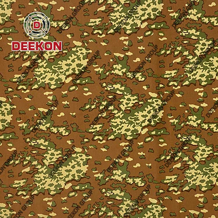 CVC 60/40 Ripstop Red Digital Camo Fabric