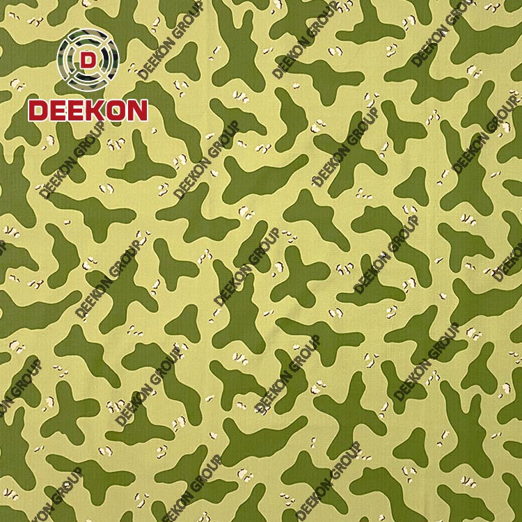 CVC 65/35 Ripstop Desert Camo Fabric