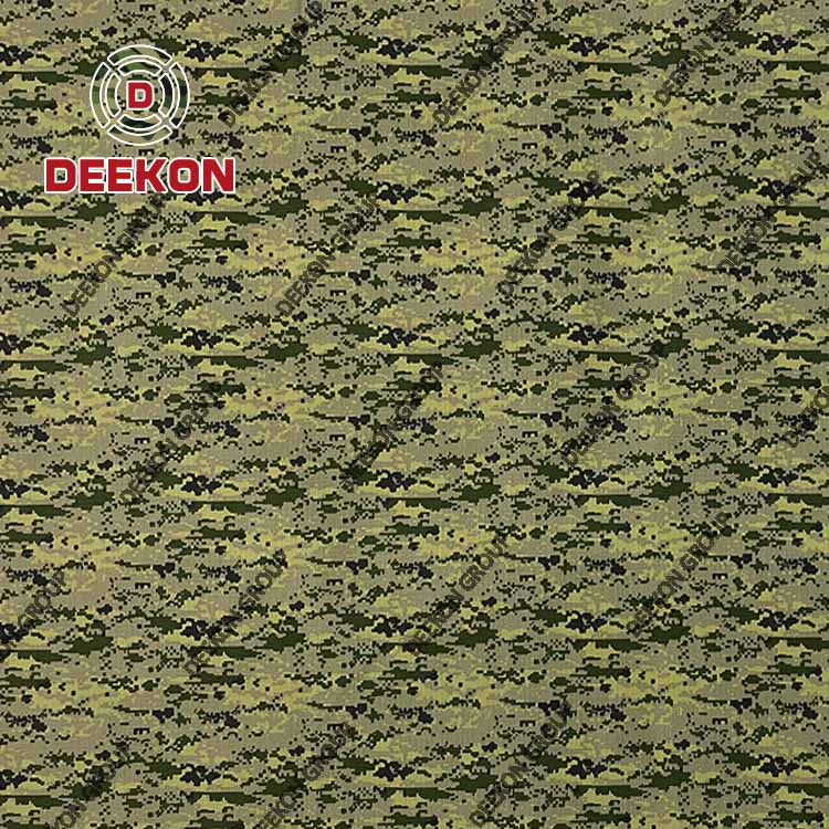 TC 65/35 Ripstop Woodand Camo Fabric