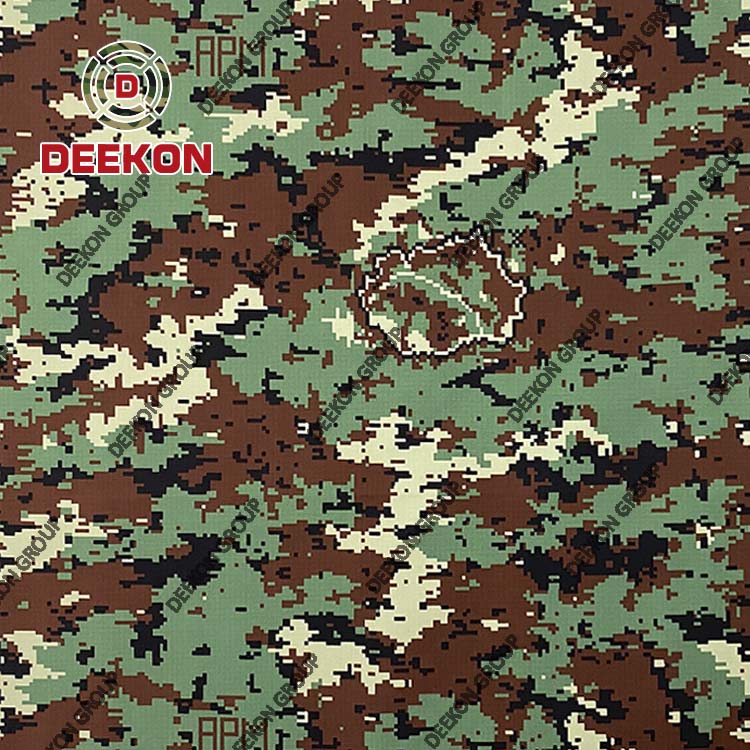 Serbia Ripstop Woodland Digital Camo Fabric