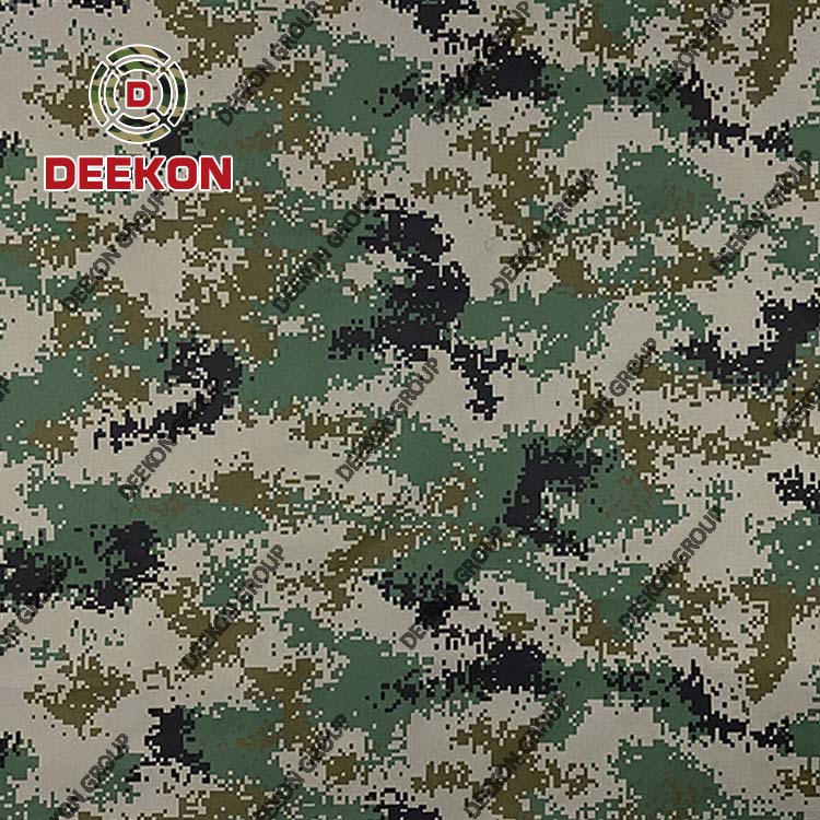 China Army Twill PRC PLA 07 Woodland Digital Camo Fabric