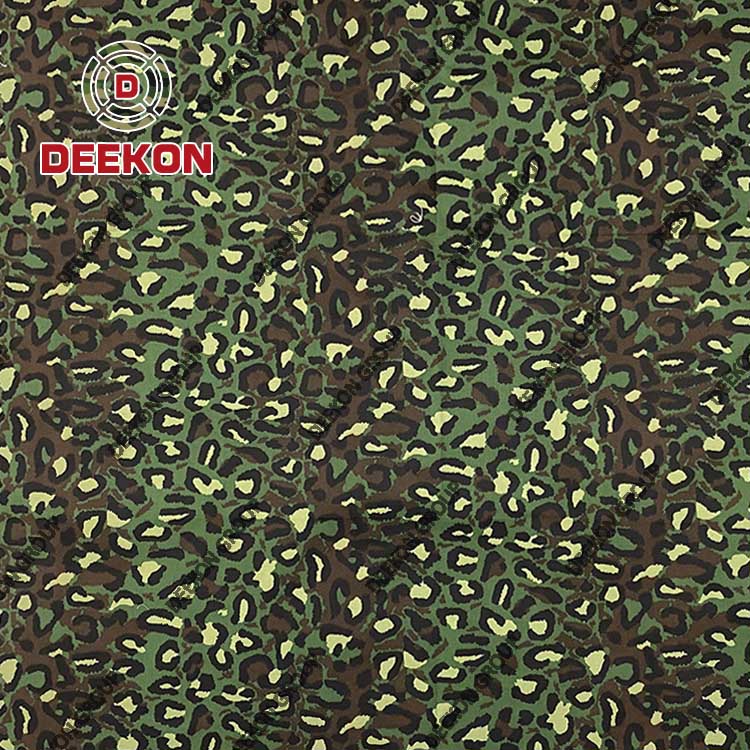 Ghana Immigration Service Leopard Camo Fabric