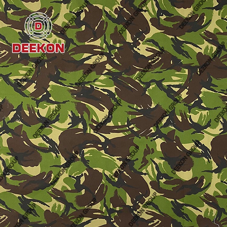 TC 65/35 Twill 2/1British Woodland DPM Camo Fabric